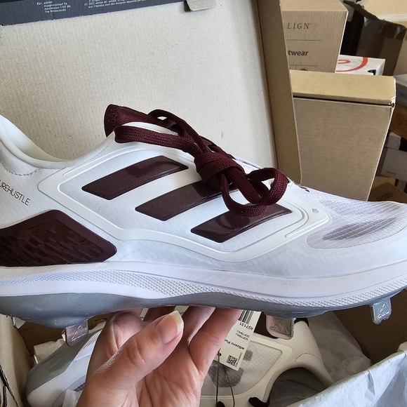 Adidas adizero PureHustle 3 Elite "Ftwr SOFTBALL SHOES WOMEN'S - Picture 10 of 14